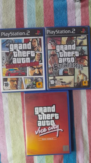 Lote GTA PS2 (Liberty City, Vice City, San Andreas