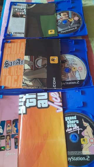 Lote GTA PS2 (Liberty City, Vice City, San Andreas
