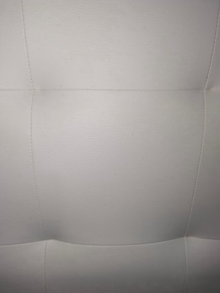 Cabecero moderno blanco acolchado