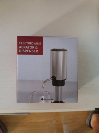 Aireador y dispensador de vino eléctrico