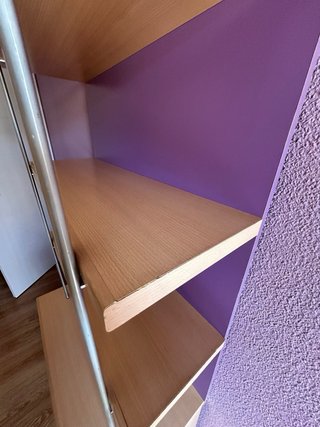 Mueble estantería madera y estanterías con baldas