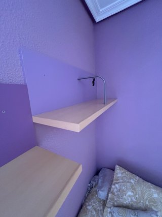 Mueble estantería madera y estanterías con baldas