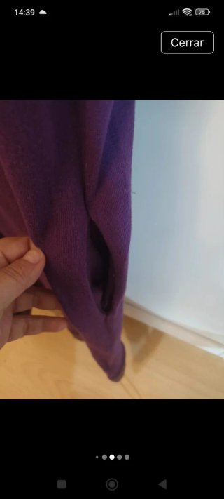 Vestido morado corto