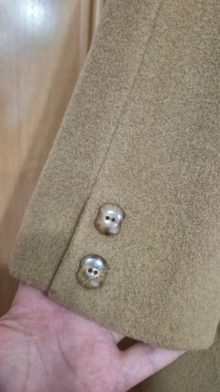 Abrigo lana camel talla grande