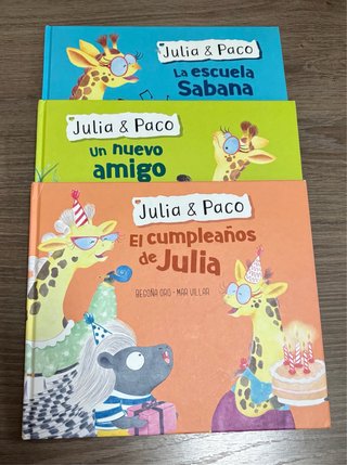 Colección libros infantiles Julia y Paco