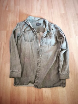 Camisa tejana gris Talla 12-13