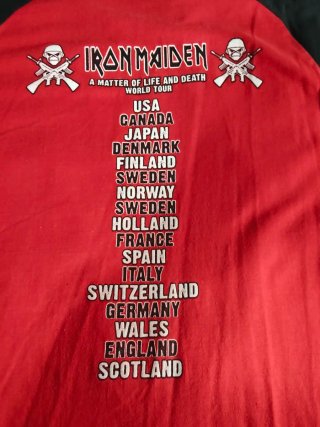 Camiseta Iron Maiden A Matter of Life and Death