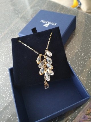 Collana Swarovski con cristalli pendenti