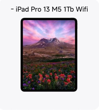- iPad Pro 13 M5 1TB Wifi Precintado + Fac