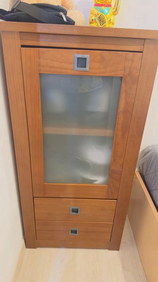 Mueble madera rústica 2 cajones y 2 puertas