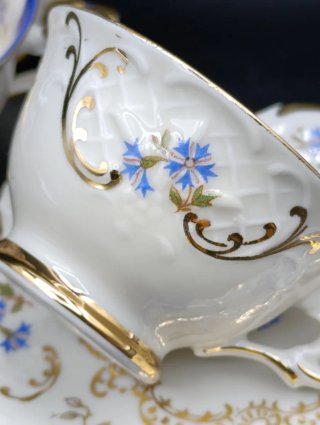 Set tazas café Porcelana Alemana