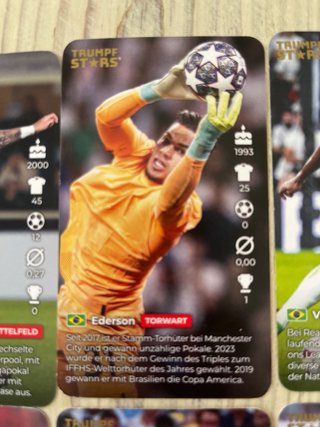 Cartas Coleccionables Trumpf Stars Fútbol