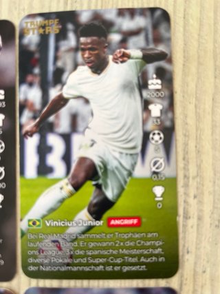 Cartas Coleccionables Trumpf Stars Fútbol