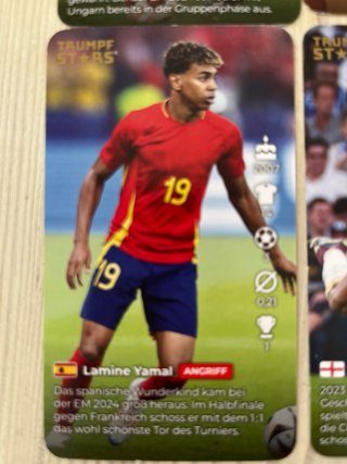 Cartas Coleccionables Trumpf Stars Fútbol