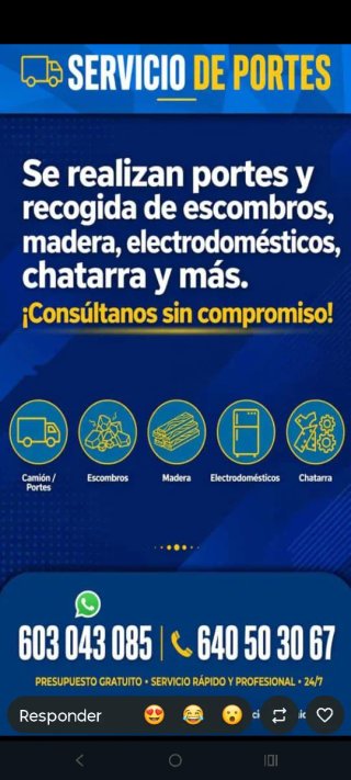 Se realiza portes..