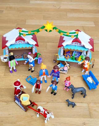 PLAYMOBIL MERCADO NAVIDEÑO