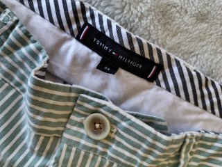 Bermuda Tommy Hilfiger Rayas Verdes