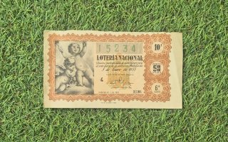 Décimo Lotería Nacional 1955