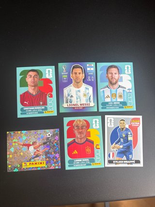 Cromos Panini Mundial Qatar 2026 Precio negociable