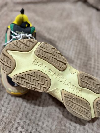 Balenciaga Triple S Talla 38 Beige/Verde
