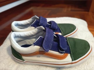 Vans Old Skool V Velcro Multicolor Talla 33