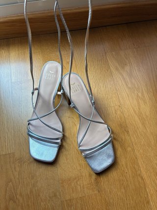 Sandalias plateadas Green Coast T39