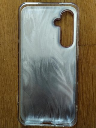 Funda móvil rosa brillante Samsung Galaxy A55