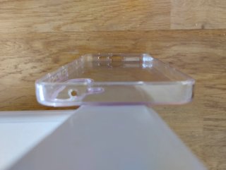 Funda móvil rosa brillante Samsung Galaxy A55
