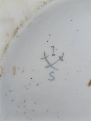 Jarra de porcelana italiana estilo Capodimonte