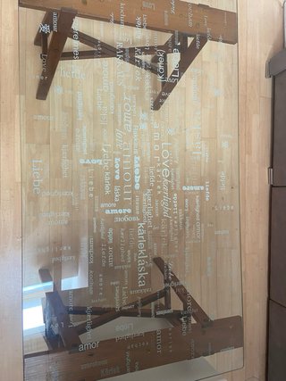 Mesa de cristal (solo tablero)