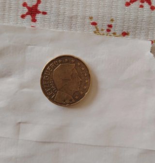 Moneda 20 Céntimos Luxemburgo 2002