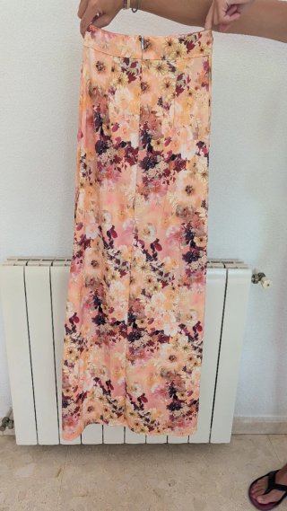 Conjunto dos piezas invitada floral