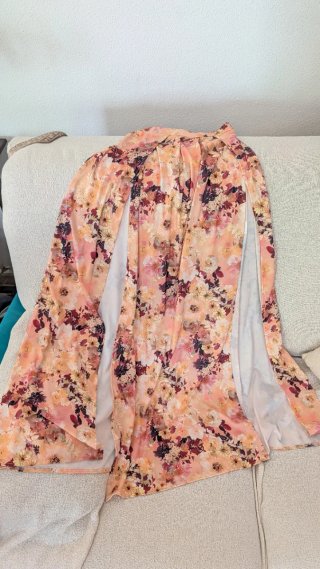 Conjunto dos piezas invitada floral