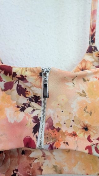 Conjunto dos piezas invitada floral