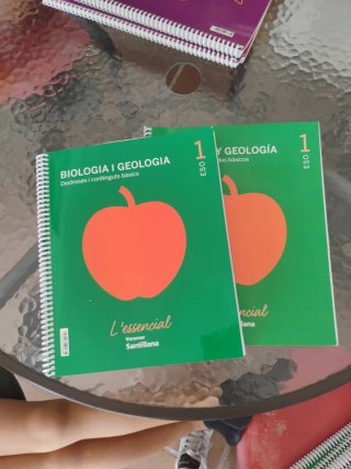 Libros 1 ESO NUEVOS SANTILLANA y matemáticas 2ESO