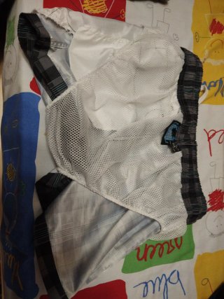 Bañador cuadros gris y verde Talla M