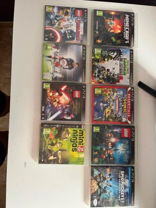 Lote 9 Juegos PS3: Minecraft, Lego, Star Wars, FIF
