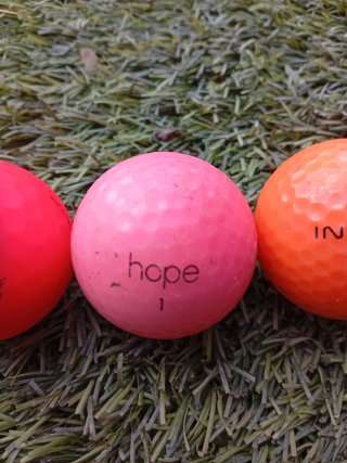 Pelotas de golf colores variados