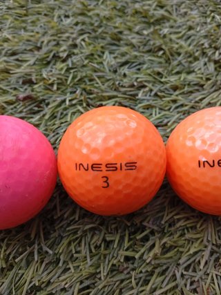 Pelotas de golf colores variados