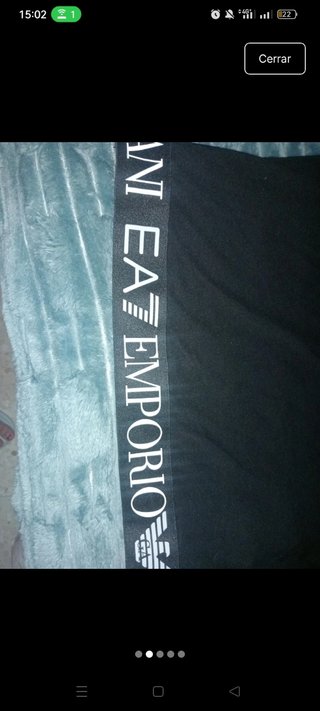Top EA7 Emporio Armani Negro Talla M