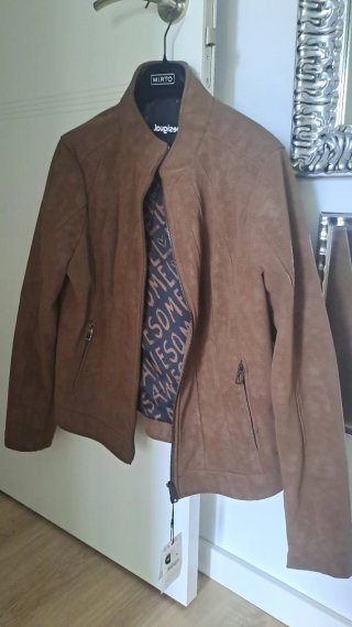 Chaqueta Desigual Marrón Talla XL