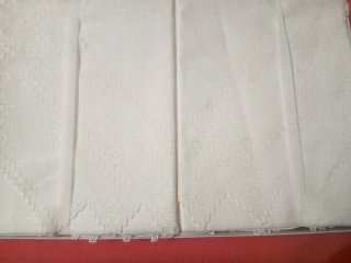 Lenzuola matrimoniali con pizzo