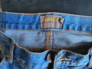 Jeans blu donna