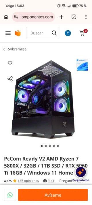 PcCom Ready V2 Gaming PC