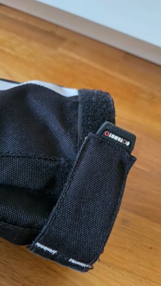 Chaqueta de moto negra talla L