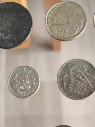 Lote monedas antiguas: perras gordas y pesetas