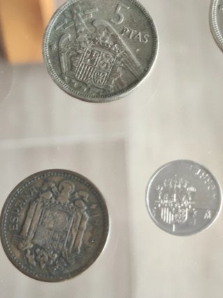 Lote monedas antiguas: perras gordas y pesetas