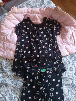 Conjunto Benetton niña estrellas