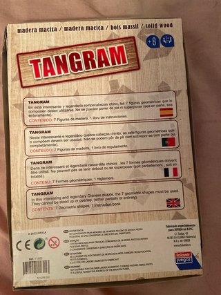 Juego Tangram Madera Falomir