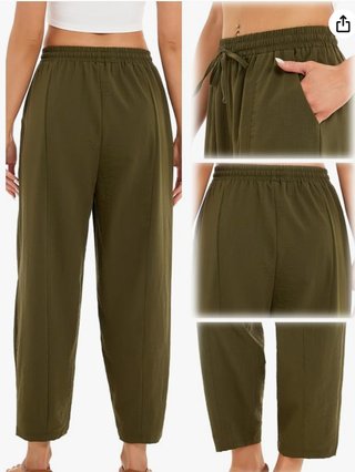 Pantalón ancho elástico sin estrenar talla M